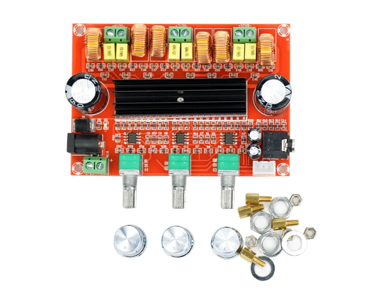 TPA3116 2,1 цифровой аудио усилитель доска TPA3116D2 сабвуфер динамик усилители DC12V-24V 2*50 Вт+ 100 Вт