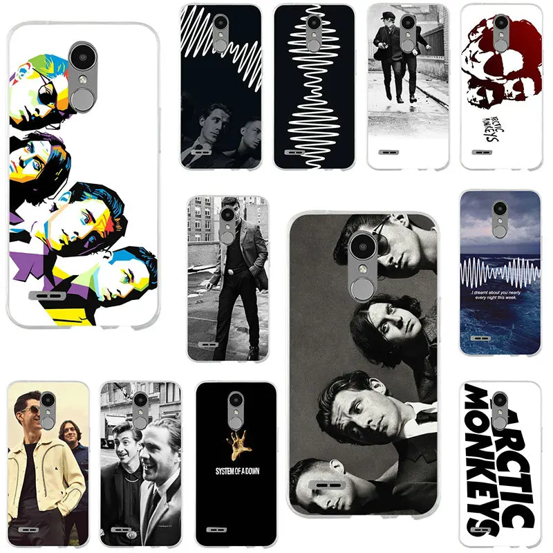 Arctic Monkeys для LG V10 V20 V30 V40 K8 K10 K12 K50 2018 Q6 Q7 Q8 Q60 Nexus 5 5X в виде ракушки мягкие ТПУ