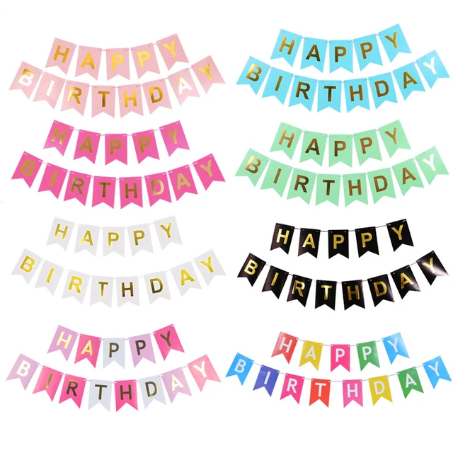 Ballons happy birthday confettis multicolores : décoration de fête