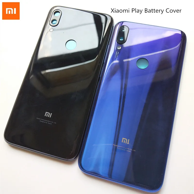 Официальный Оригинальный ПК чехол для Xiaomi Mi Play задняя крышка батарейного отсека