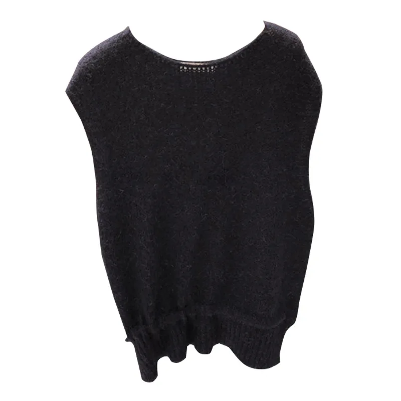 De Punto Chaleco De Cachemira Chaleco Coreano Corto Delgado Sin Mangas Spring And Autumn Vest Women Fashion Casual Sweater