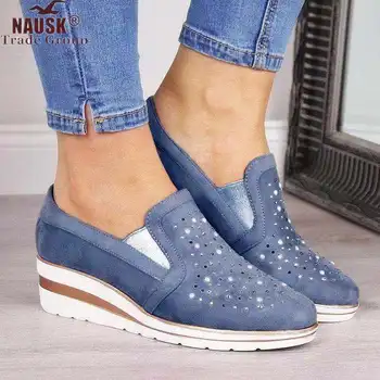 

Autumn Women Flat Bling Sneakers Casual Vulcanized Shoes Female Lace Up Ladies Platform Comfort Crystal Loafers Fashion Shoes