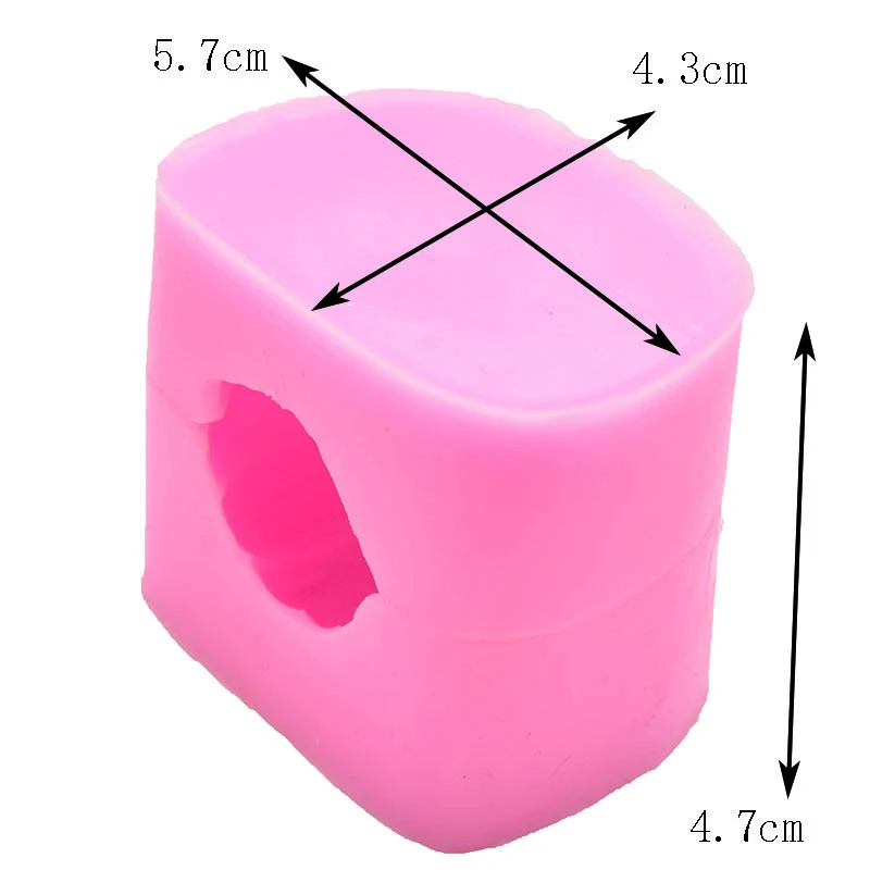 Silicone Molder 5.7x4.3x4.7cm Home DIY Hand Crafted Molds Pumpkin 3D Soap Mould Candles Melts Crafts Tools