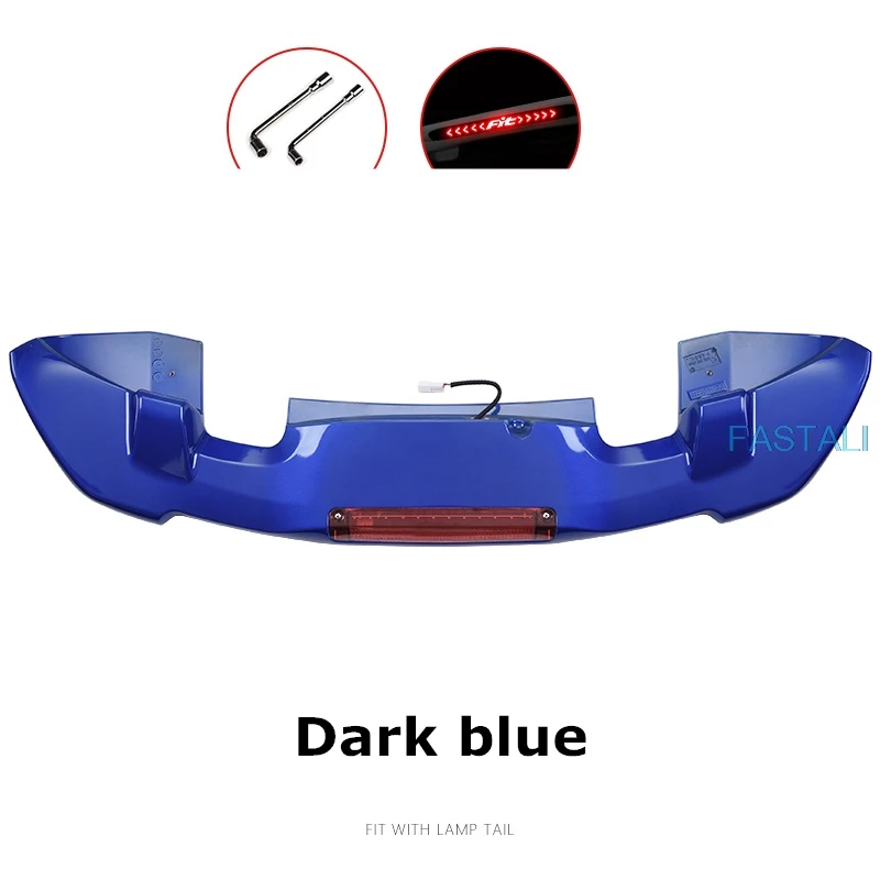 Dark blue Для Honda FIT JAZZ- автомобильное заднее крыло модификация Бесплатный пробойник линия rs хвост GK5 украшение автомобиля - Цвет: Dark blue