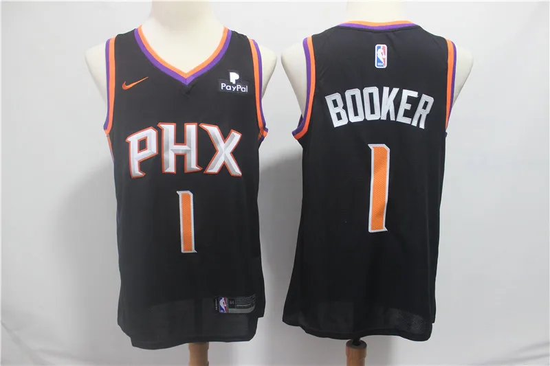 А+++ Феникс качество для мужчин и взрослых#1 DEWIN Booker 22 DeAndre Ayton Jersey