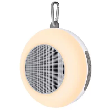 

Contact Lamp, Outdoor Sports Waterproof LED Lamp with Handsfree Portable Bluetooth Speaker, 3 Brightness and 7 Colors