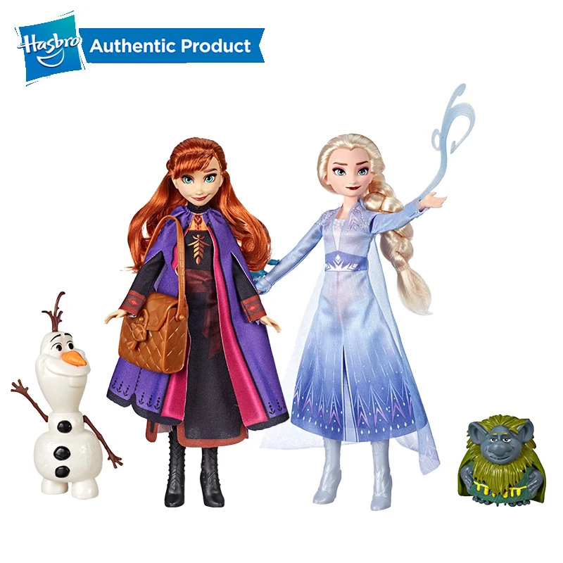 Najtaniej Hasbro Disney księżniczka mrożona Elsa Anna, Olaf magiczna wirująca przygoda lalka mody, która rozświetla strój zainspirowany 2 filmem
