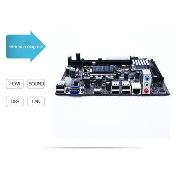 

New P8H61-M LX3 PLUS R2.0 Desktop Motherboard H61 Socket LGA 1155 I3 I5 I7 DDR3 16G uATX UEFI BIOS Mainboard