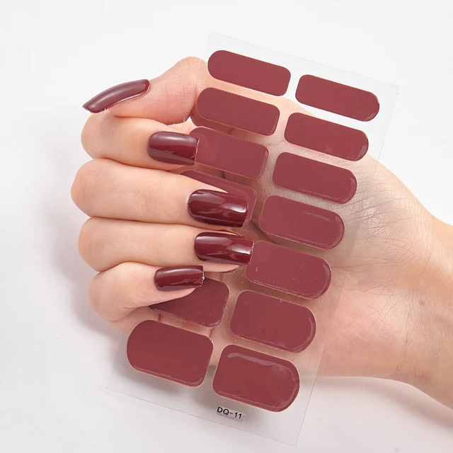 Five Sorts 0f Nail Stickers Decals Plain Stickers Nail Stickers Designer Nails Sticker Designer Nails Art Decoration Nailart DQ-11