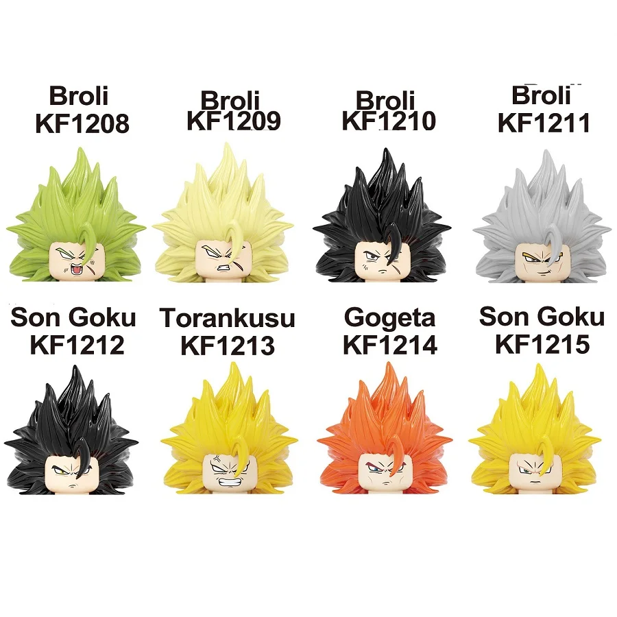 Мини Экшн-фигурки из м/ф Драконий жемчуг Z Super Saiyan 4 Son Goku Broli Torankusu Gogeta | Игрушки и
