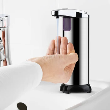 

250ML Intelligent Automatic Liquid Soap Dispenser Smart Sensor soap dispensador Touchless soap Dispenser (Without Liquid)