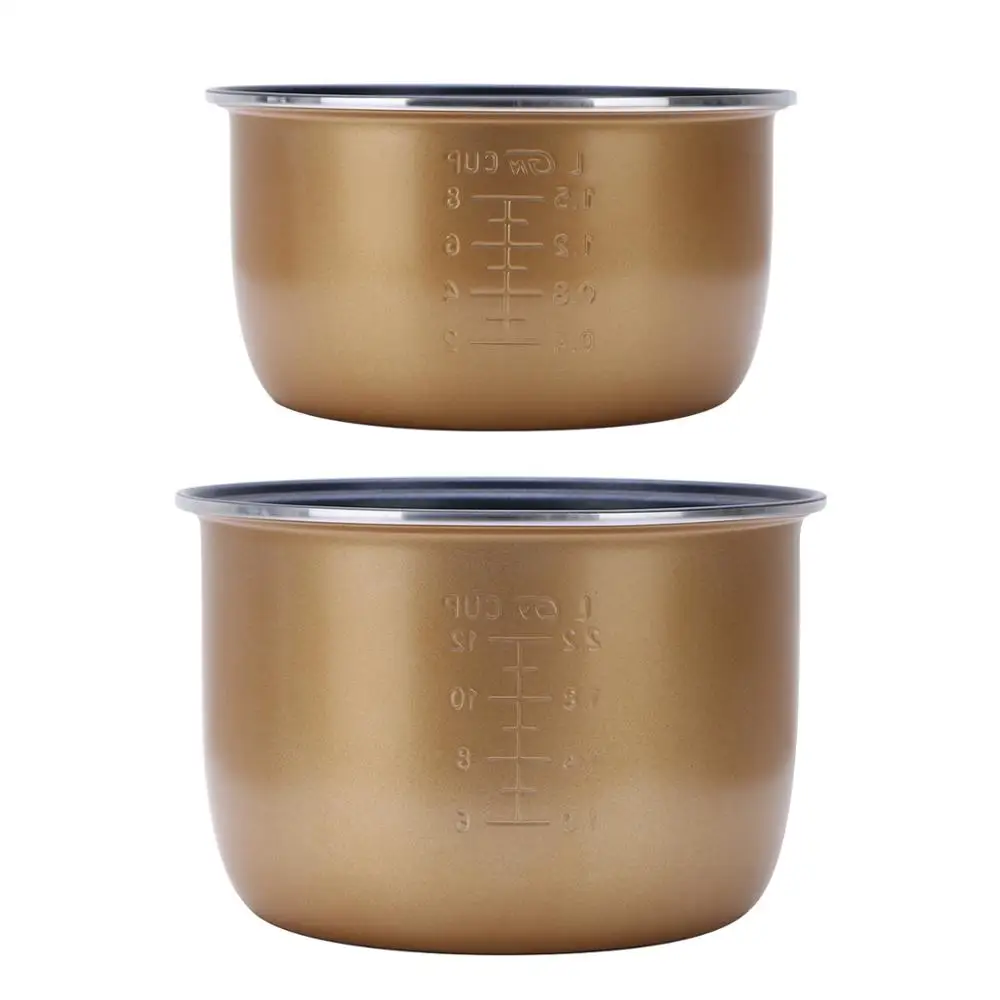 

Non Stick Interior Coated Inner Cooking Pot with Steamer Rice Spoon and Measuring Cups for Electric Rice Cooker Kitchen Supplies