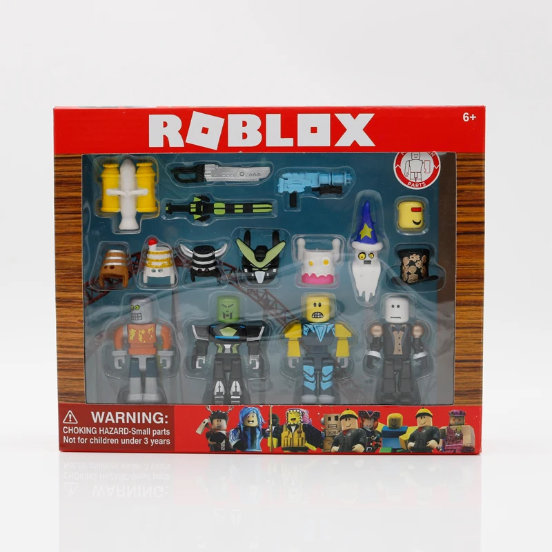 ROBLOX Robot Riot Mix& Match Set 7cm Model Dolls Boys Children Toys jugetes Figurines Collection Figuras Christmas Gift for Kid - Цвет: ji qi ren