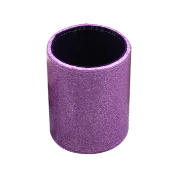 

Fashionable Desk Organizer Storage Box PU Classroom Makeup Brush Glitter Home Office Pencil Cup Multifunction Pen Holder Gifts