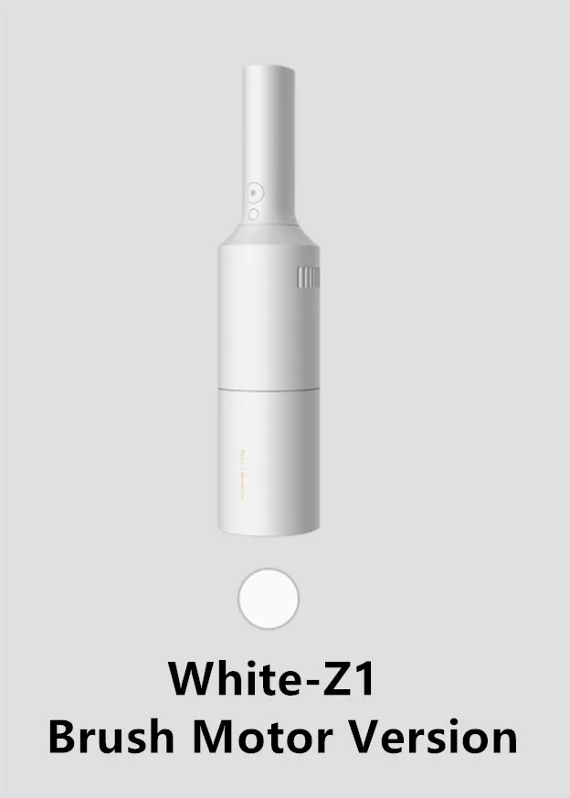 white z1 Xiaomi эко-система бренд-Shunzao беспроводной ручной автомобильный офисный домашний пылесос пылеуловитель для кровати дивана - Цвет: white z1