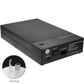 

USB 3.0 Stable HDD Disk Hard Drive Enclosure Tool-free 2.5'' 3.5'' SATA Case External