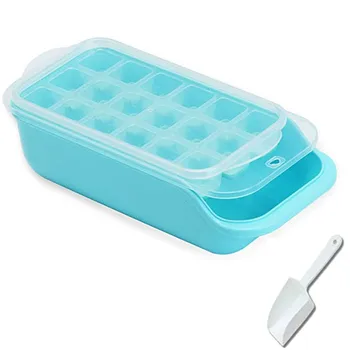 

Ice Cubes Trays Easy Release Silicone Ice Cubes Tray with Lid Creative Ice Trays