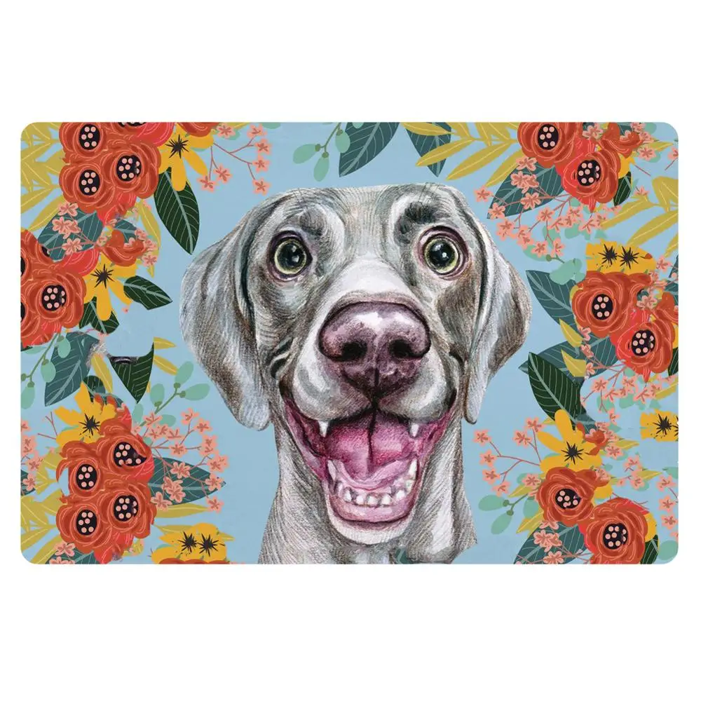 Upetstory Joyful Dog напольный коврик, кухонный коврик, Противоскользящий коврик для ванной, входной коврик для дома, декоративный резиновый ковер, коврики - Цвет: L4944U