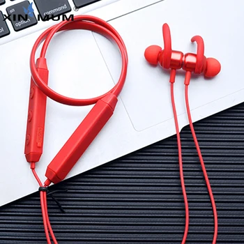 

Sports Wireless Headphones Bluetooth 4.2 Ear Hook Running Metal Magnetic Heavy Bass Card Plug-in Stereo Headsets