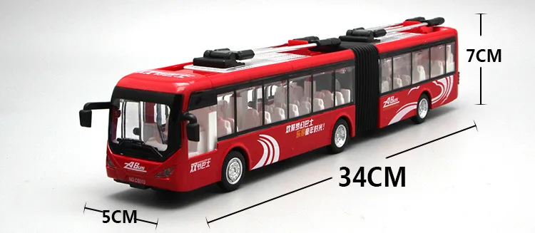Jiaye Cs0133 двойной электрический транспорт автобус китайский голос сплав звук и светильник ВОИН детская игрушка автомобиль
