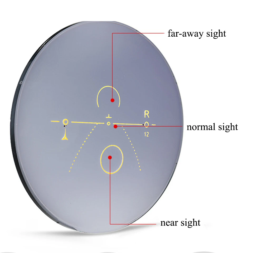 1,56 1,61 1,67 индекс прогрессивного рецепта Lense с антибликовым отражающим миопии дальний Прицельный рецепт Lense