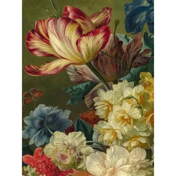 

Full Drill Bead Cross Stitch DIY 5D Diamond Drawing Peony Flower Art Embroidery Kits New Arrival Home Decoration Gift S82