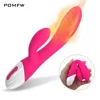 Powerful Rabbit G-Spot Penis Dildo Vibrator Sex Toys for Women Adults Products Clitoris Sucker Chargable Female for Couples 1