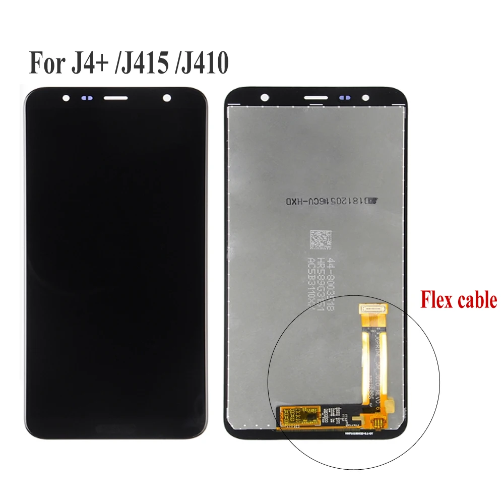 Lcd WEIDA для samsung Galaxy " J4 J400 J400F J400F lcd 6" J4 Plus lcd J415 J415F J415G/M lcd кодирующий преобразователь сенсорного экрана в сборе - Color: J4plus J410 Assembly