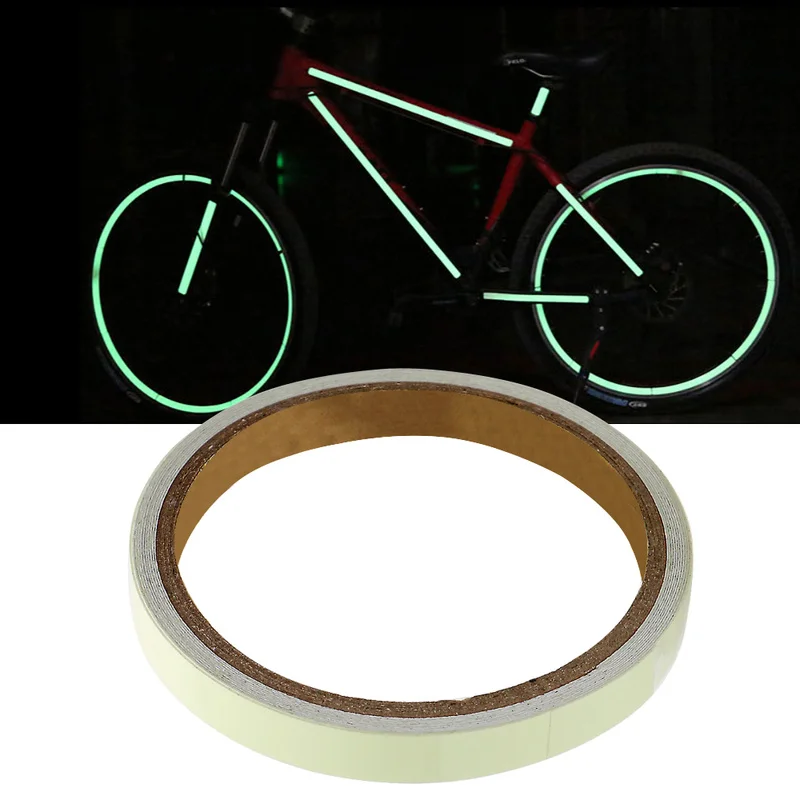 Green Luminous Tape Self Adhesive Glow In The Dark Stickers Stage Decorative Luminous Fluorescent Tape Warning Stickers Decor luminous wall stickers fluorescent tape luminous tape fluorescent stickers