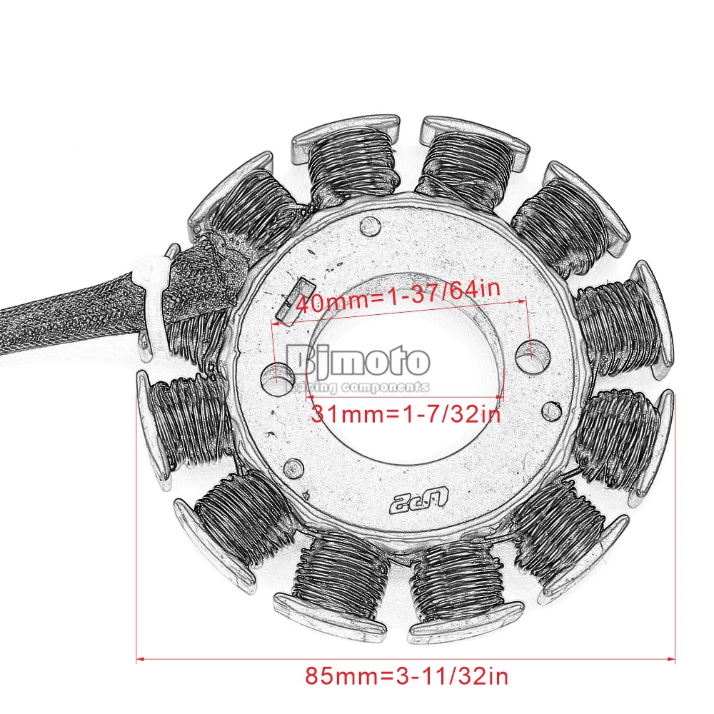 Мотоцикл WR250 F обмотка статора генератора для Yamaha 5UM-81410-09-00 5UM-81410-31-00 WR250F WR 250F 2004-2009/2011