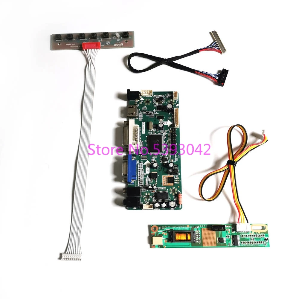 Подходит для LTN154AT07-001/002/B01/C03 1CCFL LVDS 30 контактов 1280*800 15 4 &quotКлавиатура VGA DVI M.NT68676