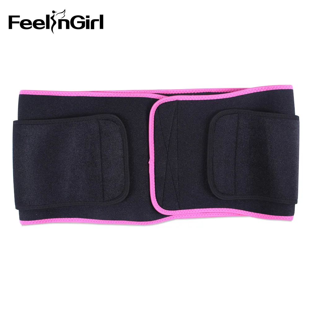 slimming belt FeelinGirl, Женский тренажер для талии, горячий неопреновый Массажный пояс с эффектом сауны, пояс для похудения, Корректирующее белье для тела, контроль живота, для похудения, Fajas - Цвет: slimming belt