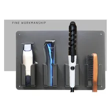 Настенная Парикмахерская Машинка для стрижки волос стойка для хранения салонных аксессуаров держатель Стенд Инструмент Парикмахерская Аксессуары Пластиковые парикмахерские инструменты