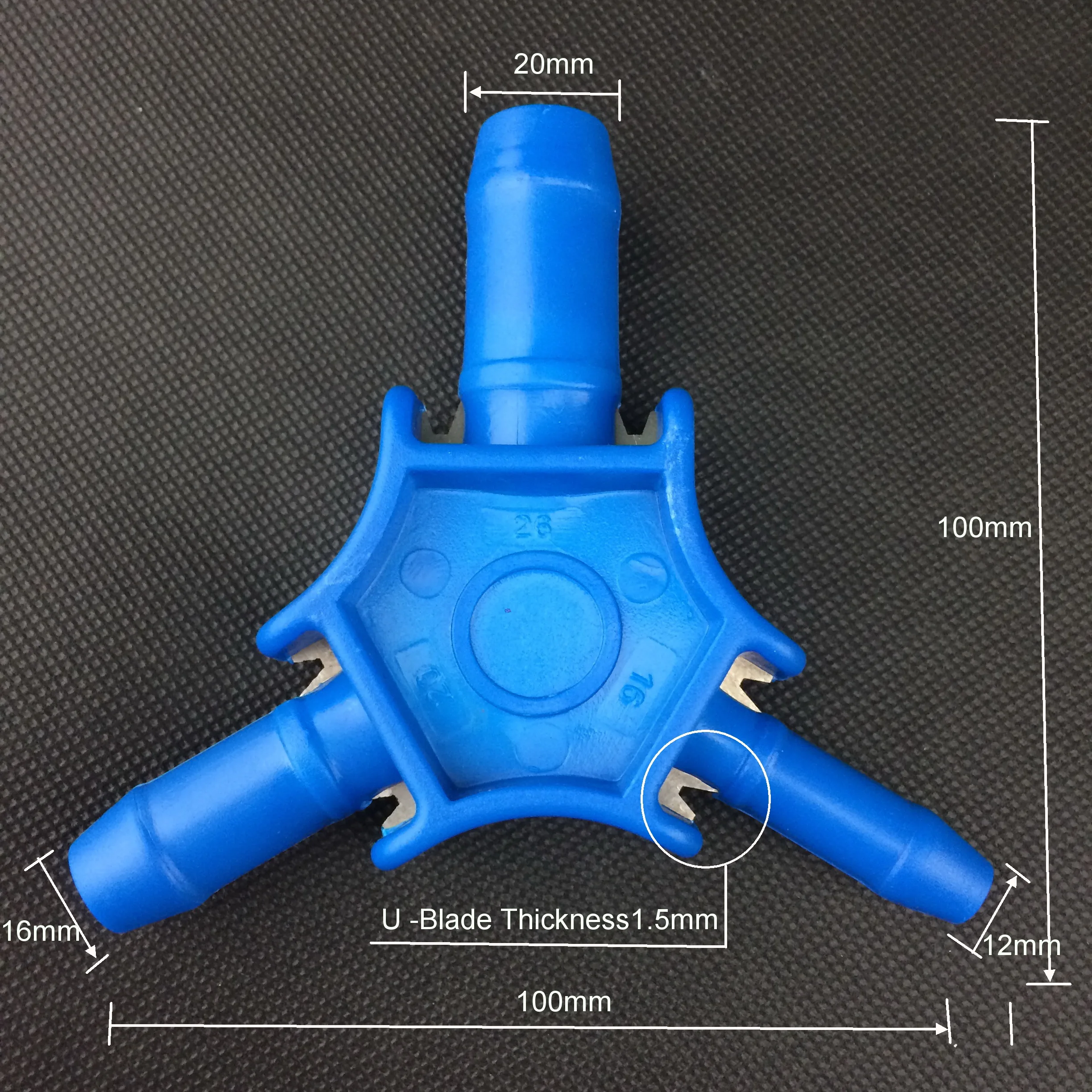 New Plumber Tools 16mm 20mm 26mm PEX-AL Internal And External Reamer PPR Calibrator Fitting for Plumbing Pipe Made In China