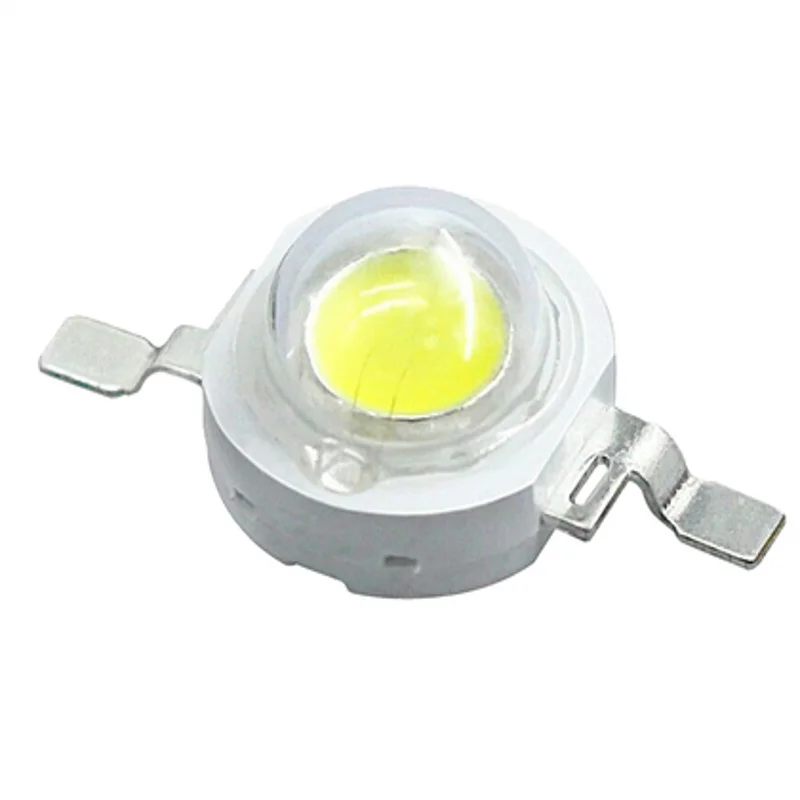 10pcs led lamp beads 1W lamp beads 1W3W5W  power lamp beads car lights flashlight miner's lamp vertical white light spotlight