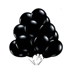 Воздушные шары, 10 шт./партия, 12 дюймов, черный латекс, пол, раскрывает круглый шар, день рождения, вечеринки, аций для взрослых и детей