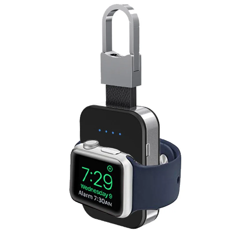 Беспроводное зарядное устройство для Apple iWatch серии 12345 950 мАч со светодиодной