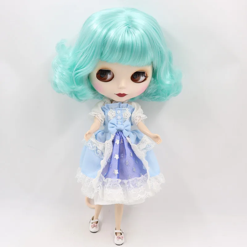 ICY Fortune Days factory blyth кукла 1/6 шарнирное тело новое матовое лицо губы Cyan hair DIY sd Подарочная игрушка