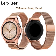 Миланская петля ремешок для часов samsung Galaxy watch 46 мм 42 мм/Active 2/gear S3 frontier/huawei watch GT 2 ремешок 22 мм 20 мм ремешок