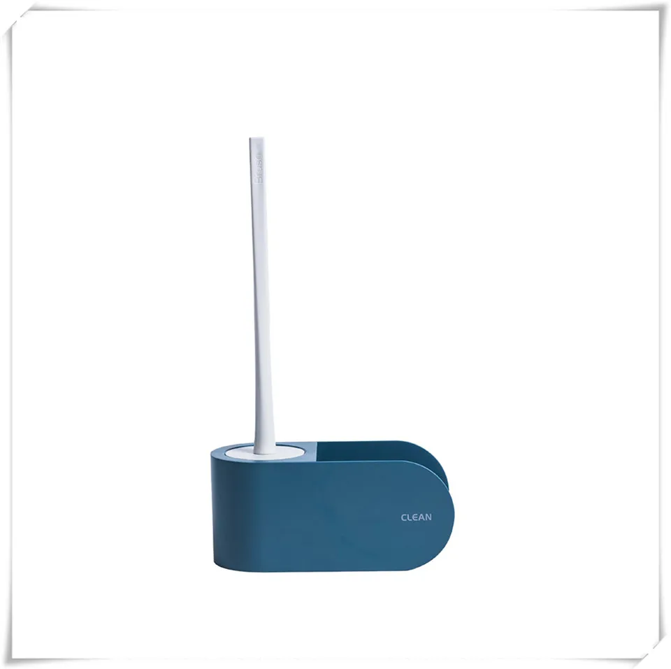 toilet brush set D Dark blue