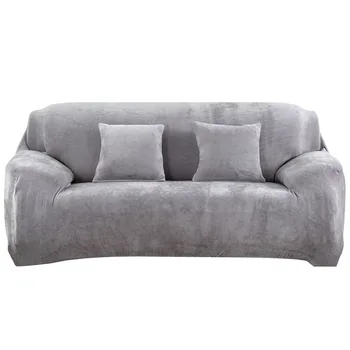 

Thicken Plush Universal Sofa Cover for Living Room Elastic Couch Cover Sectional All-inclusive Slipcovers 1/2/3/4 Seater