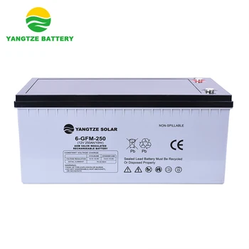 شراء10 سنة الحياة 12v 250ah Agm لوحة طاقة شمسية بطارية ذاتية الشحن