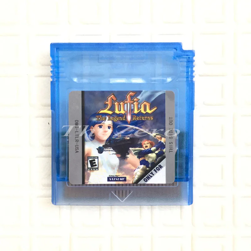 Видеоигра для 16 бит картридж игровой консоли карты пушки корма Lufia-The.Legend.Returns серый/Biue оболочки - Цвет: Lufia Blue shell