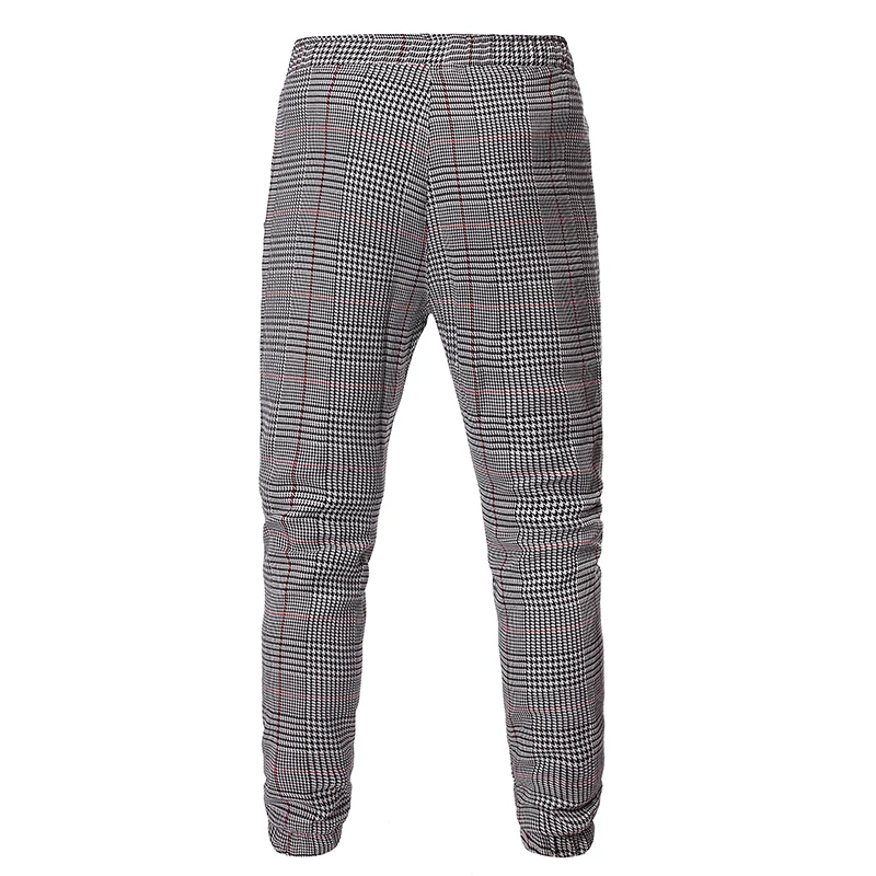 Skup Dropshipping nowe mody Cargo spodnie męskie casualowe na szlak spodnie dresowe mężczyźni Slim w stylu fit streetwear spodnie w kratę mężczyzn biegaczy 9 kolory