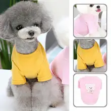 

Good Elasticity Stylish Casual Pet Puppy Sweatshirt Clothes Soft Texture Pet Sweater Round Neck for Small Dogs