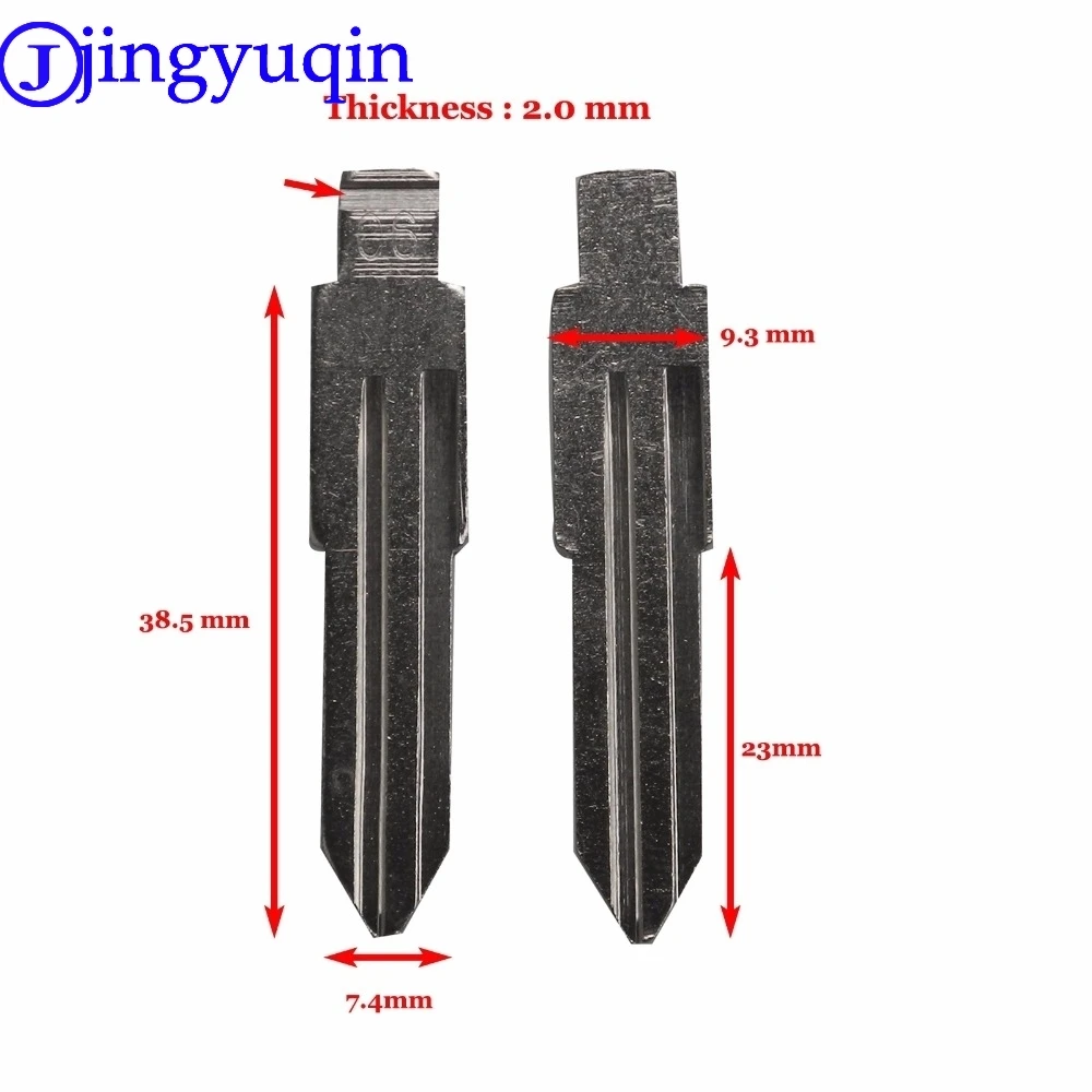 jingyuqin 1p Car Replacement Remote Blank Flid Folding Key For Nissan Bluebird Duke Banning Demeano Uncut Blade|blanks for keys|blank keyblank blade