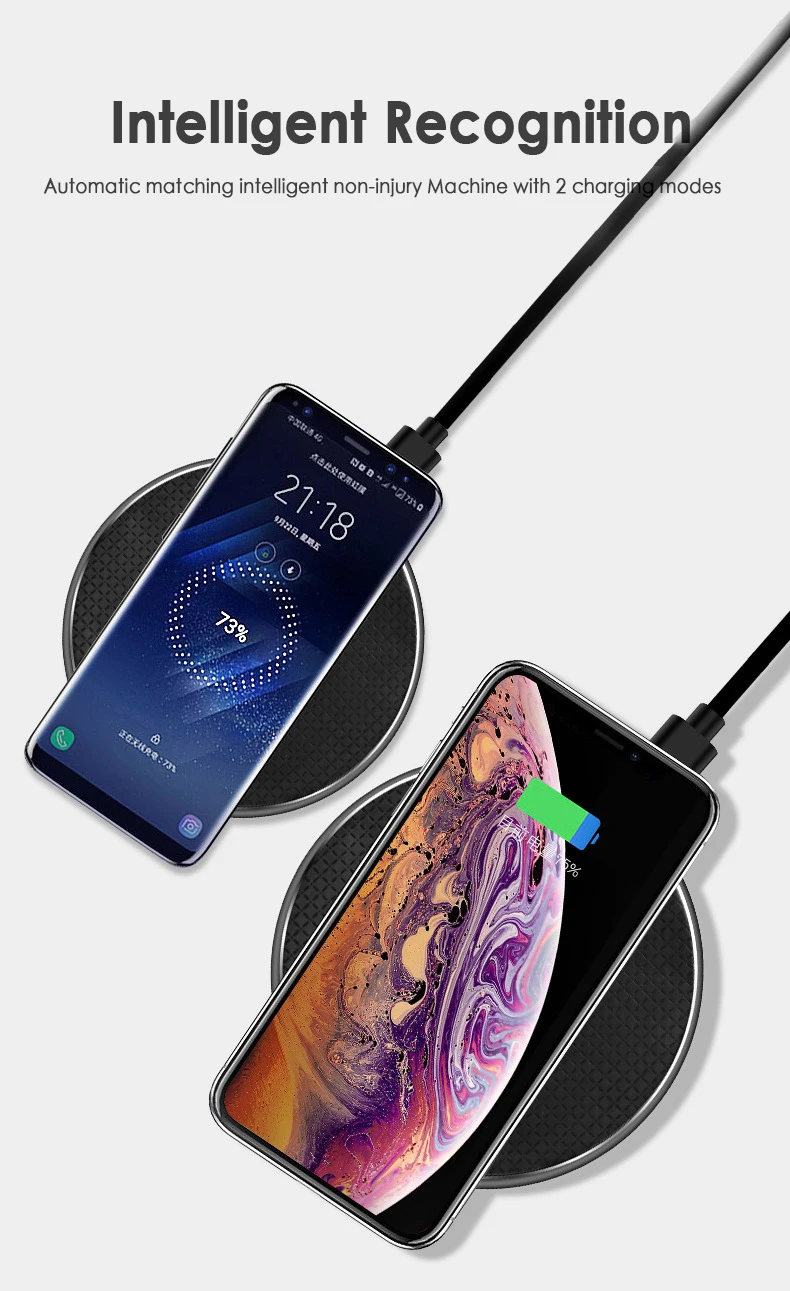 30W Qi Fast Wireless Charger For iPhone 13 11 XS XR X 8 Plus USB Quick Wireless Charging Pad for iPhone Samsung Huawei Xiaomi fast wireless charger