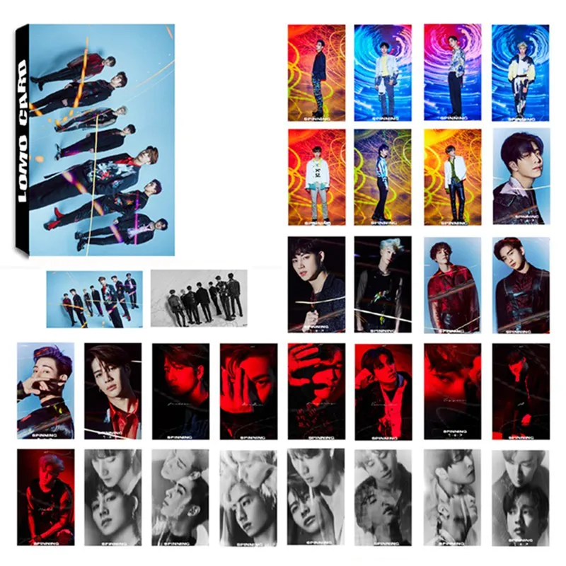 30 шт./компл. KPOP Got7 Lomo фото карты ПВХ самодельные карты