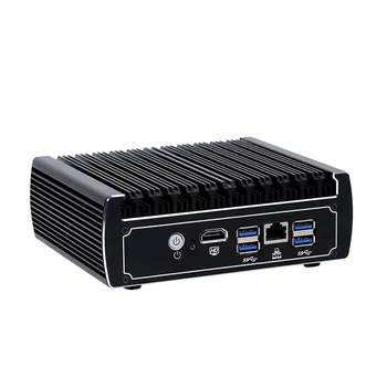 Billig Fanless Mini PC I7 4500U I5 7200U I3 7100U DDR4/DDR3 Win10 Pro Barebone Nuc Computer Win10 Pro Linux HTPC VGA WiFi Gigabit Lan