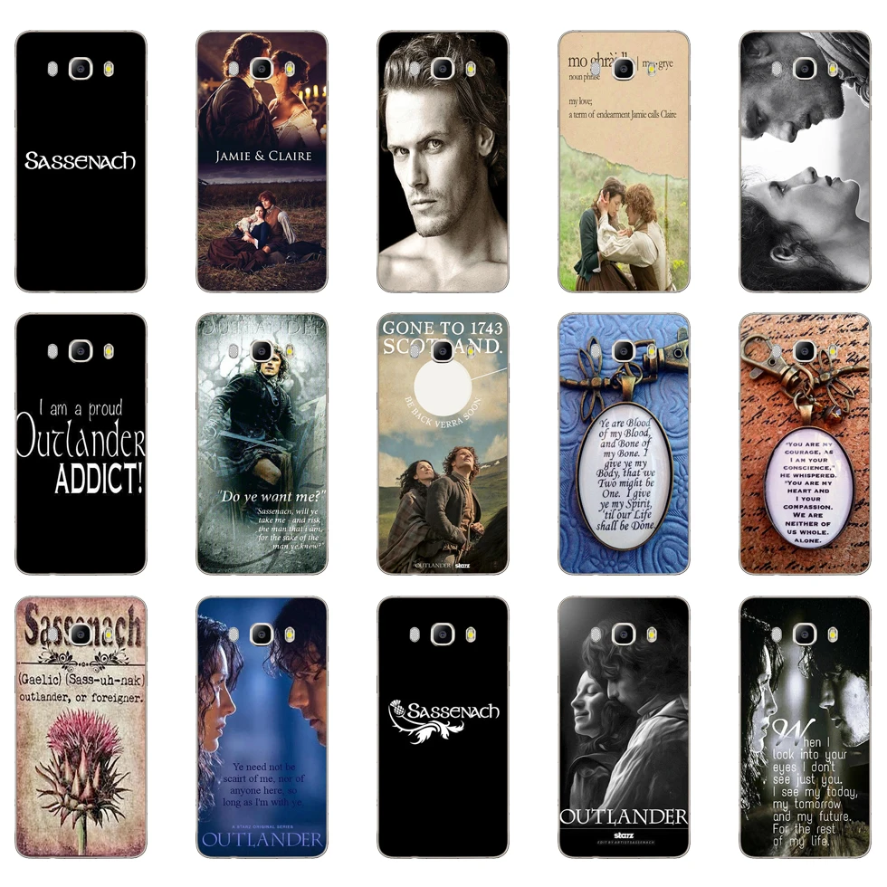 

55DD OUTLANDER TV Jamie Fraser Printed Soft Silicone Case Cover for Samsung Galaxy a3 a5 2017 A6 A8 2018 j3 j5 j7 2016 2017